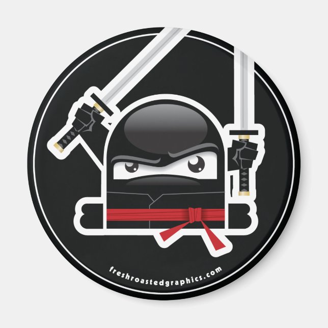 mad ninja skills magnet (Front)