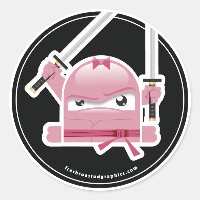 Mad Ninja Skills sticker (Front)
