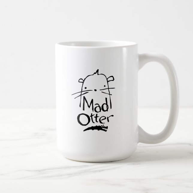 Mad Otter Logo Coffee Mug (Right)