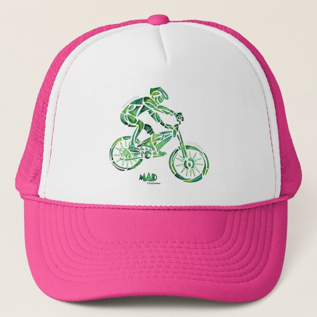 MAD Outfitters Mountain Biking Bike Outdoors Trucker Hat (Front)