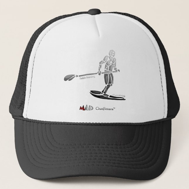 MAD Outfitters Paddle Boarding Guy Design Hat (Front)