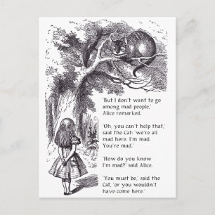Mad People Postcard