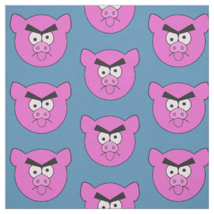 Mad Pig custom colour art fabric