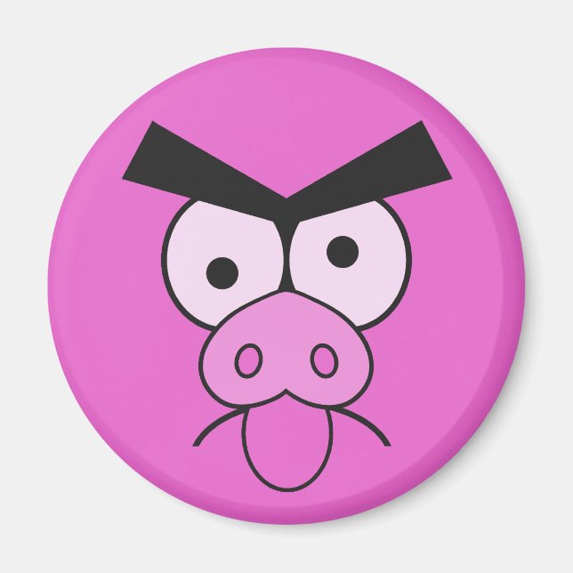 Mad Pig magnet (Front)
