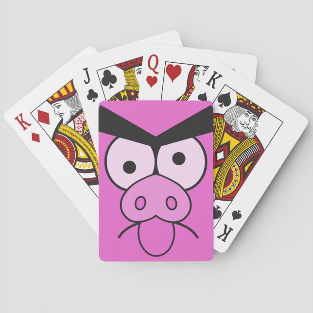 Mad Pig playing cards (Back)
