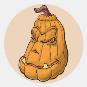 mad pumpkin stickers