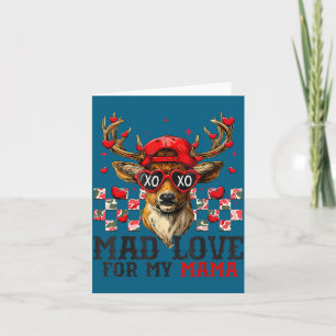 Mad Retro Love For My Mama Deer Hunting Happy Vale Card
