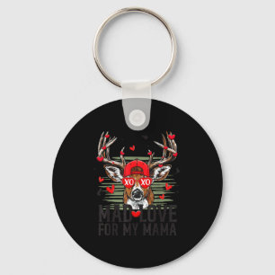 Mad Retro Love For My Mama Deer Hunting Happy Vale Key Ring