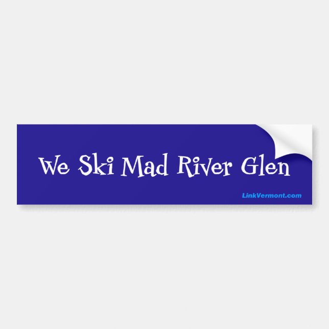 Mad River Glen Bumper Sticker (Front)