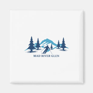 Mad River Glen Vermont Skiing Ski Snowboarding In  Magnet