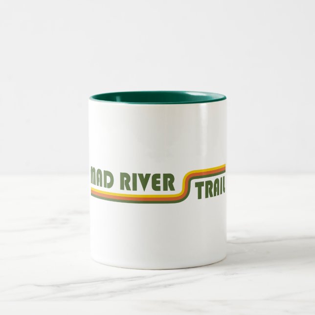 Mad River Trail Dayton Ohio Two-Tone Coffee Mug (Center)
