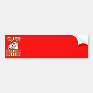 Mad Santa Bumper Sticker