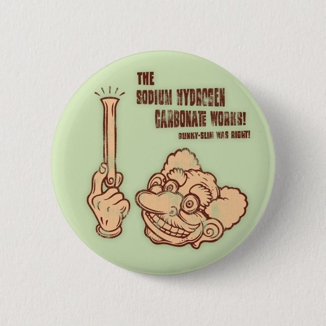 Mad Science 6 Cm Round Badge (Front)