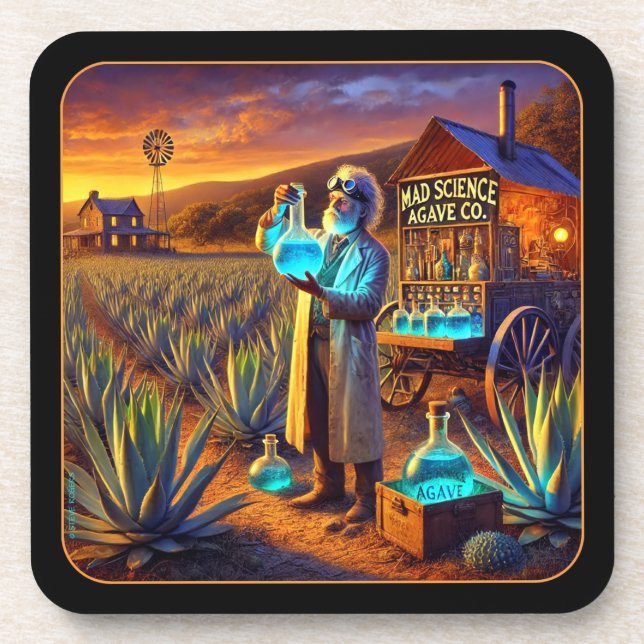 Mad Science Agave Co.   Coaster (Front)