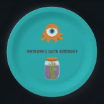 Mad Science Birthday Party Paper Plate<br><div class="desc">Customisable to your specifics. Credit to DreAmLoft.</div>