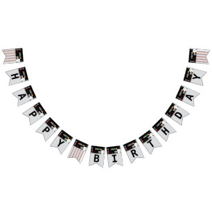 Mad Science Happy Birthday  Bunting