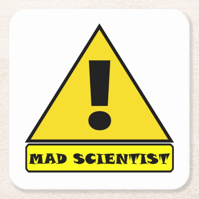 Mad Scientist Coaster (Front)