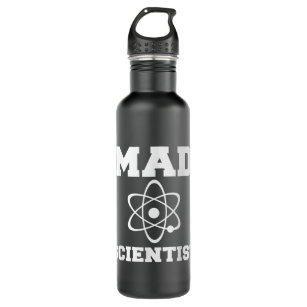 Mad Scientist Costume Nerd Chemistry Funny Science 710 Ml Water Bottle