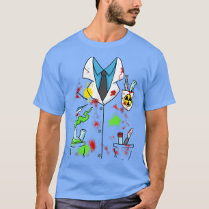 Mad Scientist Costume Nerd Chemistry Funny Science T-Shirt