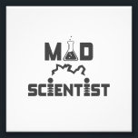 Mad Scientist Electric Science Beaker Photo Print<br><div class="desc">Proclaim your status as a mad scientist proudly!  complete with electric arc plasma discharge lamp and bubbling chemistry beaker.  Perfect gift for science majors,  students,  teachers, </div>