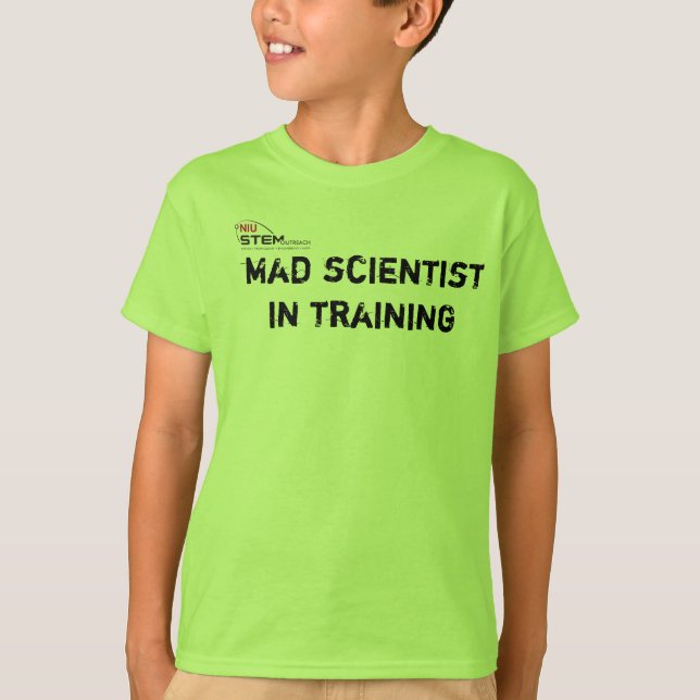 Mad Scientist in Training T-Shirt (Front)