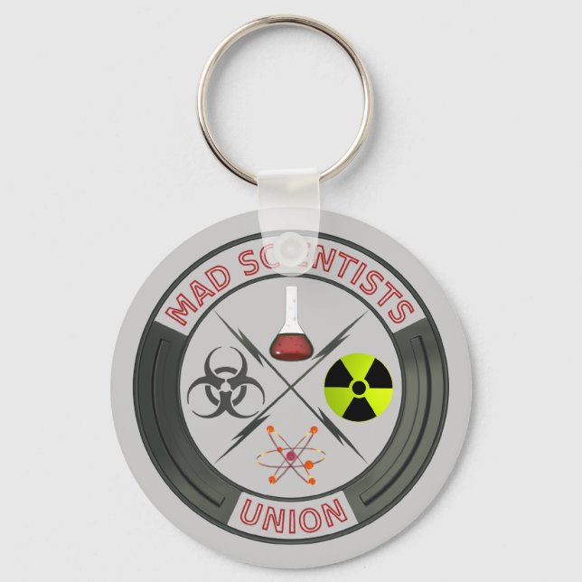 Mad Scientist Key Ring (Front)