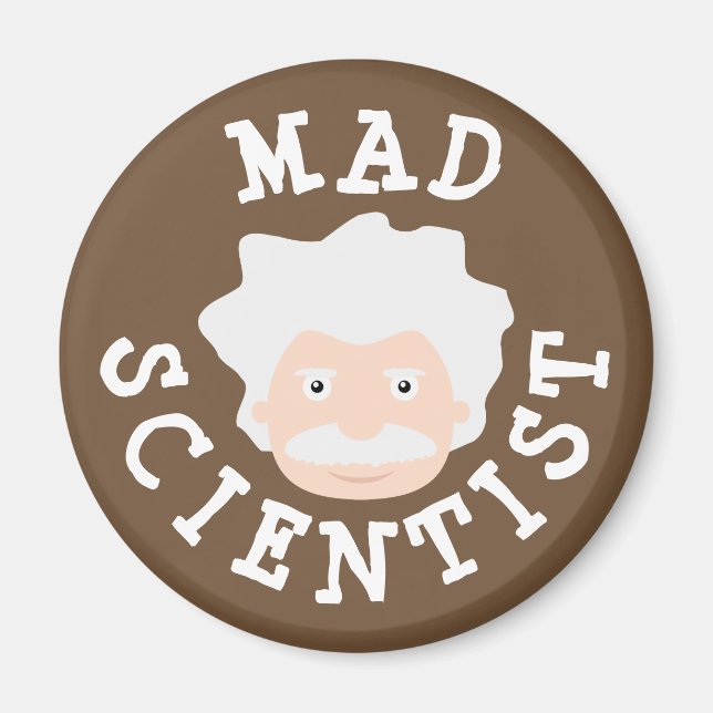 Mad Scientist Magnet (Front)