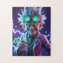 Mad Scientist Puzzle - Humourous Lab Jigsaw