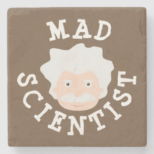 Mad Scientist Stone Coaster