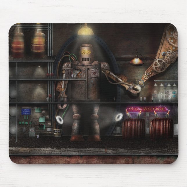 Mad Scientist - The Enforcer Mouse Pad (Front)