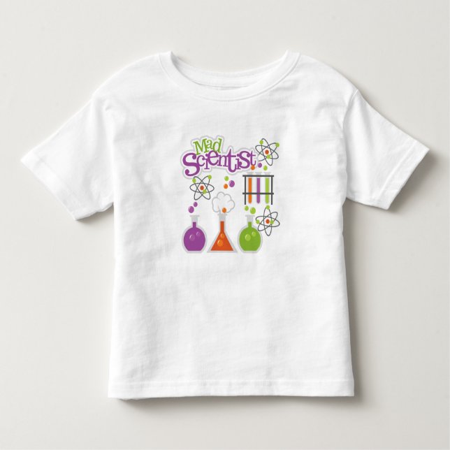 Mad Scientist Toddler Toddler T-Shirt (Front)