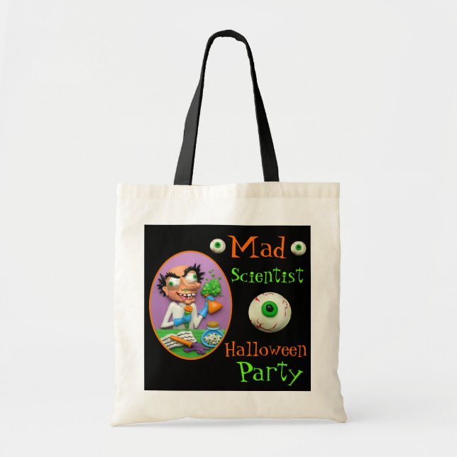 Mad Scientist Tote Bag (Front)