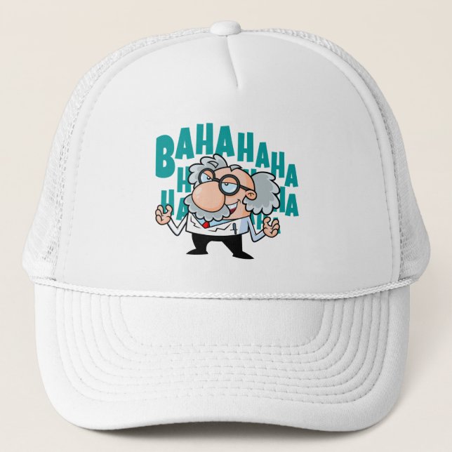 Mad Scientist Trucker Hat (Front)