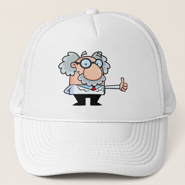 Mad Scientist Trucker Hat (Front)