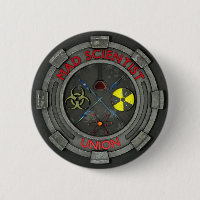 Mad Scientist Union Button