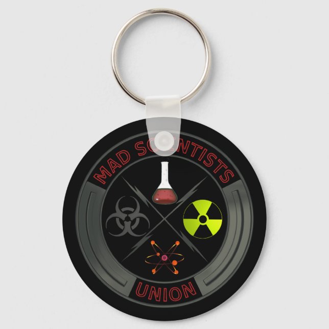 Mad Scientist Union Logo Key Ring (Front)