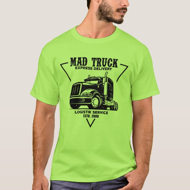 Mad Truck Logistic Service Mens  T-Shirt (Front)