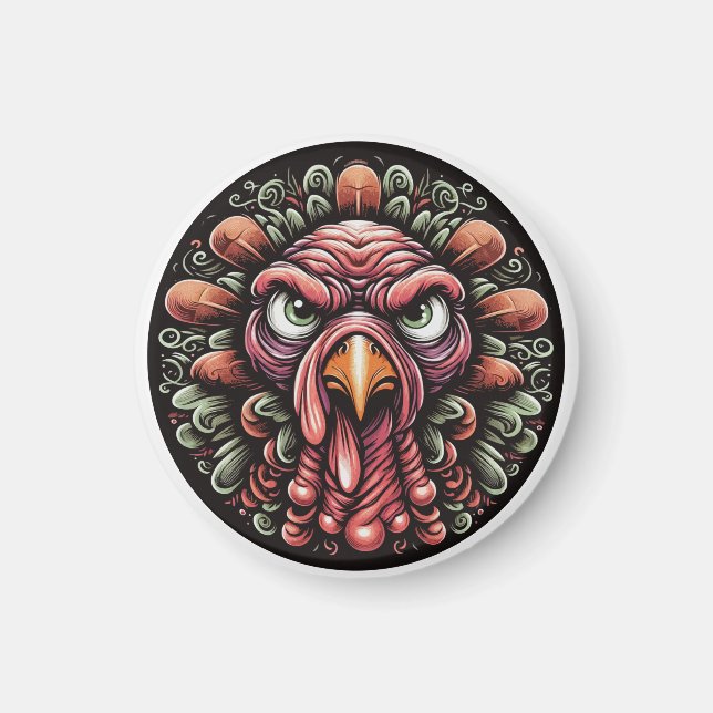 "Mad Turkey" Magnet (Front)