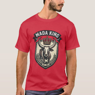 MADA KING Malagasy Zebu Madagascar T-Shirt