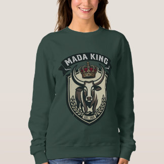 MADA KING | Malagasy Zebu Madagascar T-Shirt Sweatshirt