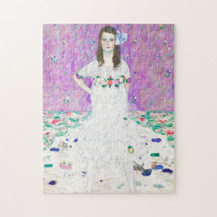 Mada Primavesi by Gustav Klimt Painting Artwork Jigsaw Puzzle