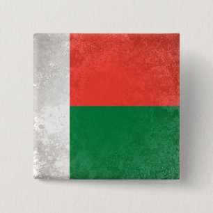 Madagascar 15 Cm Square Badge