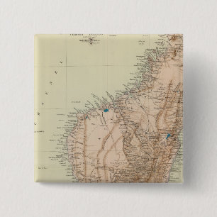 Madagascar 15 Cm Square Badge