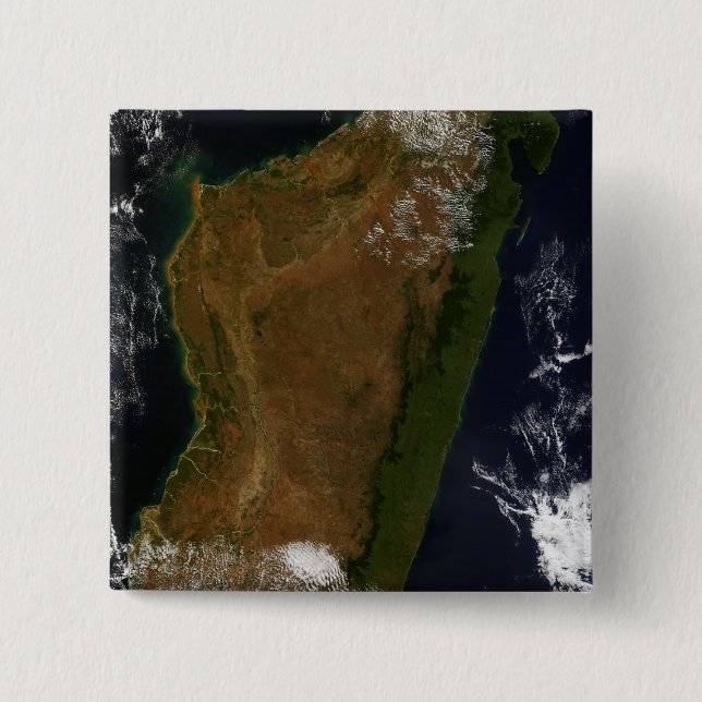 Madagascar 15 Cm Square Badge (Front)