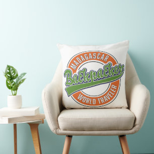 Madagascar Backpacker world traveller Cushion