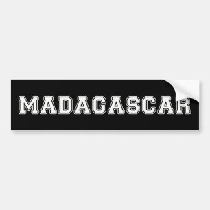 Madagascar Bumper Sticker