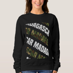 Madagascar Camo Pattern Green Camouflage Sweatshirt