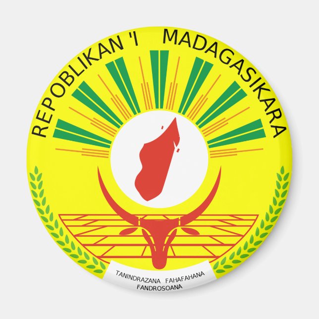 Madagascar Coat Of Arms Magnet (Front)