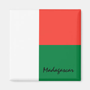 Madagascar flag & Africa holiday/sports fans Magnet