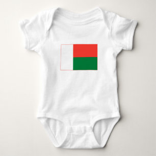 Madagascar Flag Baby Bodysuit